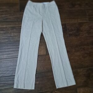 Beige Wide-Leg Pants